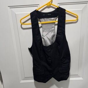 Maurices Black and White Polka Dot Top